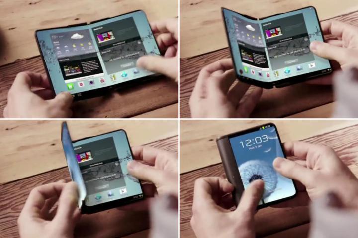Samsung deve lançar smartphone dobrável no próximo ano